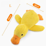 Crinkle Duck Toy for All Breeds – No-Stuffing, Soft Squeaker – Indoor Fun for Puppies & Seniors