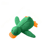 Crinkle Duck Toy for All Breeds – No-Stuffing, Soft Squeaker – Indoor Fun for Puppies & Seniors