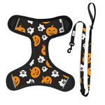 Customizable Pet Harnesses Set: harness、collar、leash、poop bag holder、bowtie、bandana