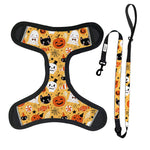 Customizable Pet Harnesses Set: harness、collar、leash、poop bag holder、bowtie、bandana