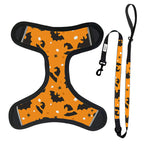 Customizable Pet Harnesses Set: harness、collar、leash、poop bag holder、bowtie、bandana