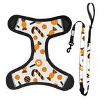 Customizable Pet Harnesses Set: harness、collar、leash、poop bag holder、bowtie、bandana