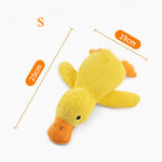 Crinkle Duck Toy for All Breeds – No-Stuffing, Soft Squeaker – Indoor Fun for Puppies & Seniors