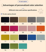 Customizable pet harness set: harness, collar, leash, poop bag holder, bow tie, bandana