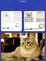 Customizable Pet Harnesses Set: harness、collar、leash、poop bag holder、bowtie、bandana