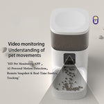 Smart 4L WiFi Pet Feeder - Auto Timed Meals, HD Camera & Voice Control for Dogs/Cats | No Jam, Double Power Backup