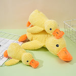 Crinkle Duck Toy for All Breeds – No-Stuffing, Soft Squeaker – Indoor Fun for Puppies & Seniors