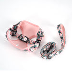 Customizable Pet Harnesses Set: harness、collar、leash、poop bag holder、bowtie、bandana