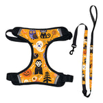 Customizable Pet Harnesses Set: harness、collar、leash、poop bag holder、bowtie、bandana