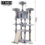 Multifunctional Cat Tree | E1 Eco Board & Plush, Climbing/Swing/Sleep – Home Cat Must-Have