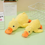 Crinkle Duck Toy for All Breeds – No-Stuffing, Soft Squeaker – Indoor Fun for Puppies & Seniors