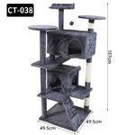 Multifunctional Cat Tree | E1 Eco Board & Plush, Climbing/Swing/Sleep – Home Cat Must-Have