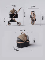 Revolutionary Detachable High - End Pet Stroller | The Ultimate for Your Furry Friends