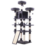 Multifunctional Cat Tree | E1 Eco Board & Plush, Climbing/Swing/Sleep – Home Cat Must-Have