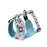 Customizable Pet Harnesses Set: harness、collar、leash、poop bag holder、bowtie、bandana