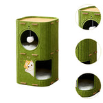Charming Barrel- Style Cat Haven: Sturdy Cat Tree for Kittens & Big Cats Alike