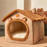 Cozy Foldable Pet House | Removable Washable Cat Cave Sofa for Small Dogs & Cats