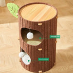 Multi-Layer Cat Scratching Board Felt Cat Nest All-Season Wear-Resistant Integrated Cat Villa Pet Supplies Cat House