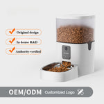 Smart 4L WiFi Pet Feeder - Auto Timed Meals, HD Camera & Voice Control for Dogs/Cats | No Jam, Double Power Backup