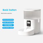 Smart 4L WiFi Pet Feeder - Auto Timed Meals, HD Camera & Voice Control for Dogs/Cats | No Jam, Double Power Backup