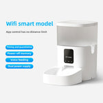 Smart 4L WiFi Pet Feeder - Auto Timed Meals, HD Camera & Voice Control for Dogs/Cats | No Jam, Double Power Backup