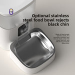 Smart 4L WiFi Pet Feeder - Auto Timed Meals, HD Camera & Voice Control for Dogs/Cats | No Jam, Double Power Backup