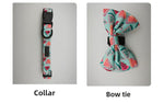 Customizable Pet Harnesses Set: harness、collar、leash、poop bag holder、bowtie、bandana