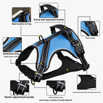 Customizable Pet Harnesses Set: harness、collar、leash、poop bag holder、bowtie、bandana