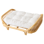 Handwoven Rattan Pet Bed: Eco-Friendly Luxury for Dogs & Cats