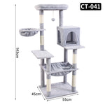 Multifunctional Cat Tree | E1 Eco Board & Plush, Climbing/Swing/Sleep – Home Cat Must-Have