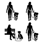 Customizable Pet Harnesses Set: harness、collar、leash、poop bag holder、bowtie、bandana