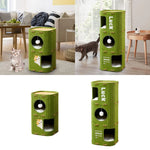 Charming Barrel- Style Cat Haven: Sturdy Cat Tree for Kittens & Big Cats Alike