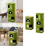 Charming Barrel- Style Cat Haven: Sturdy Cat Tree for Kittens & Big Cats Alike
