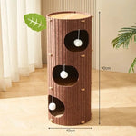 Multi-Layer Cat Scratching Board Felt Cat Nest All-Season Wear-Resistant Integrated Cat Villa Pet Supplies Cat House