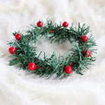 Mini Artificial Wreath丨4 Inch Red fruit Home Decoration