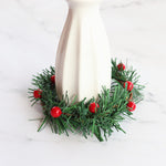Mini Artificial Wreath丨4 Inch Red fruit Home Decoration