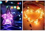 Christmas LED String Light丨USB Powered Remote Control 12 Adjustable Color Holiday Decoration