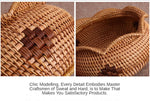 Needlework storage box丨Handmade Rattan Weaving Storage Baskets