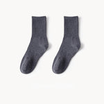 Men's Socks丨Spring 5 Pairs Pure Color Cotton Socks